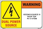 162521S Dual Power Source Warning Labels Size 135x90