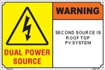 162521S Dual Power Source Warning Labels Size 135x90