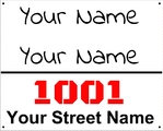 142719 Customize Name Plate 200x160mm