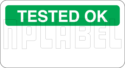140379 Tested Ok Stickers & Labels 140379 Tested Ok Stickers & Labels