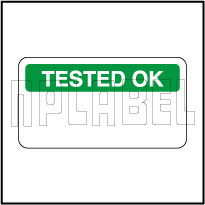 140379 Tested Ok Stickers & Labels