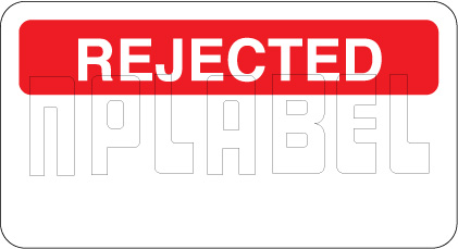 140383 Rejected Paper Sticker