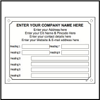 141827 Data Name Plate 141827 Data Name Plate
