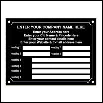 141827 Data Name Plate 141827 Data Name Plate