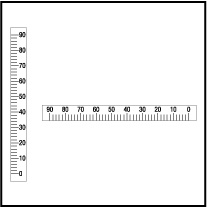 142421 Measuring Scale 0-90mm