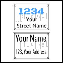 142713 Customize Name Plate