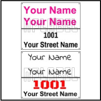 142713 Customize Name Plate