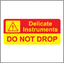 150452 Caution - Do Not Drop Labels & Stickers