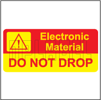 150453 Caution Stickers for Electronic Material