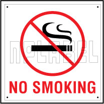 151038 No Smoking Sign Board
