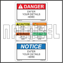 Warning Label Templates - Customizable Templates