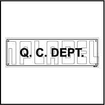 152647 - Q.C. Dept. Name Plates