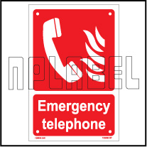 153608 Emergency Telephone Name Plate & Signs