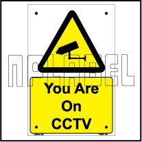 153611 Your are on CCTV Sticker Signs