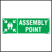 153613 Assembly Point Name Plate