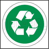 153618 Recycle Sign Name Plate