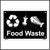 153622 Food Waste Dustbin Label