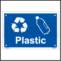 153628 Plastic Waste Dustbin Label