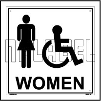 160006 Women Toilets Sign Name Plate
