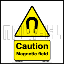 160019 Magnetic Field Signs Stickers