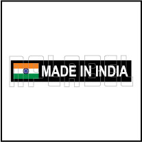 160072 MADE IN INDIA Signs Stickers