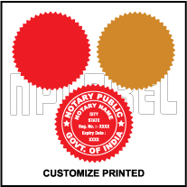 160091 Self Adhesive Label - Legal Seals