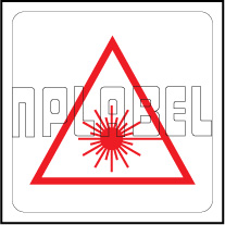 160094 Laser Sign Warning Labels