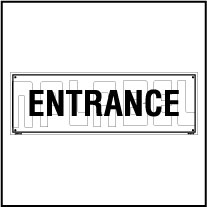 160170 Entrance Name Plate