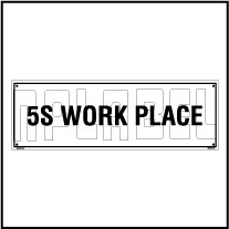 160173 5S work place Name Plate