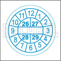 162536C Customised Warranty Void Label