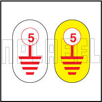 162565 Earthing Metal Labels