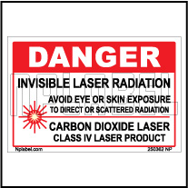 250362 Laser Radiation Labels & Sticker