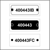Control Panel Labels Size 185 x 40mm