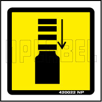420022 Caution - Impact Labels & Stickers