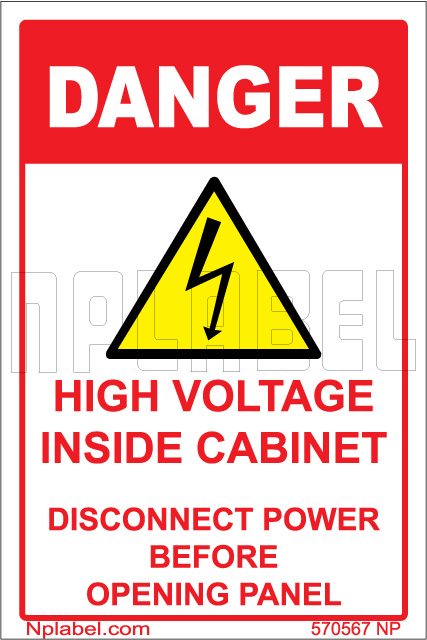 40 X Danger 415 volt stickers 50mm X 20mm Warning & Safety Signs 