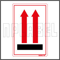580945 Up Side Shipping Stickers Labels