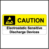 581106 Electrostatic Sesitive Device Sign Labels