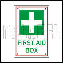582724 First Aid Box Sign Name Plates & Signs