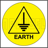 590662 Earth Sticker Label