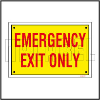 591693 Emergency Exit Sign Name Plates & Signs