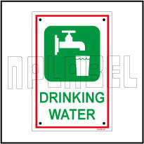 592098 Sign Sticker - Drinking Water