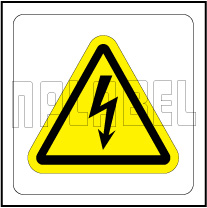 770610 Electrical Mains Sign Labels & Stickers