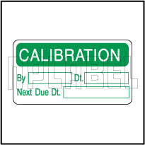 820432 Calibration Data Stickers & Labels