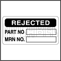 910074 Rejected Paper Sticker