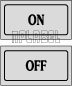 940133 On - Off Control Panel Sticker (SET) 940133 On - Off Control Panel Sticker (SET)