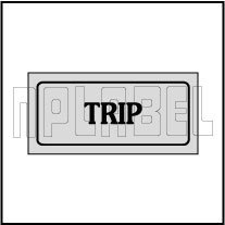 940166 Control Panel Sticker - TRIP