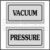 940168 Vacuum Pressure Stickers