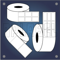 Thermal Transfer Blank Barcode Stickers