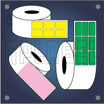 Colored Barcode Labels