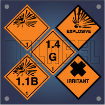 Class 1 - Explosive Labels Class 1 - Explosive Labels